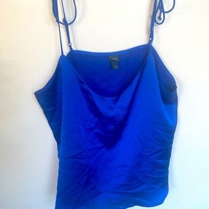 Royal Blue Satin Tank